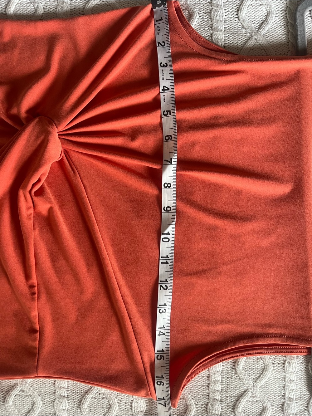 Zenana Outfitters Sleeveless Twist-Front Top in Coral Orange Women’s size small - Picture 6 of 12
